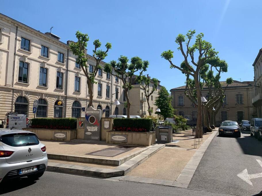 Appartement Avec Terrasse Au Coeur De Carcassonne - Serviettes Draps Menage Inclus Exterior foto